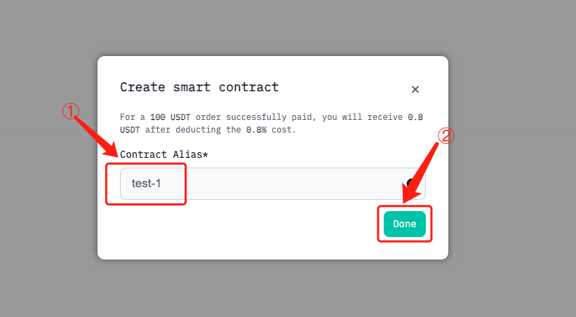 Enter Contract Alias