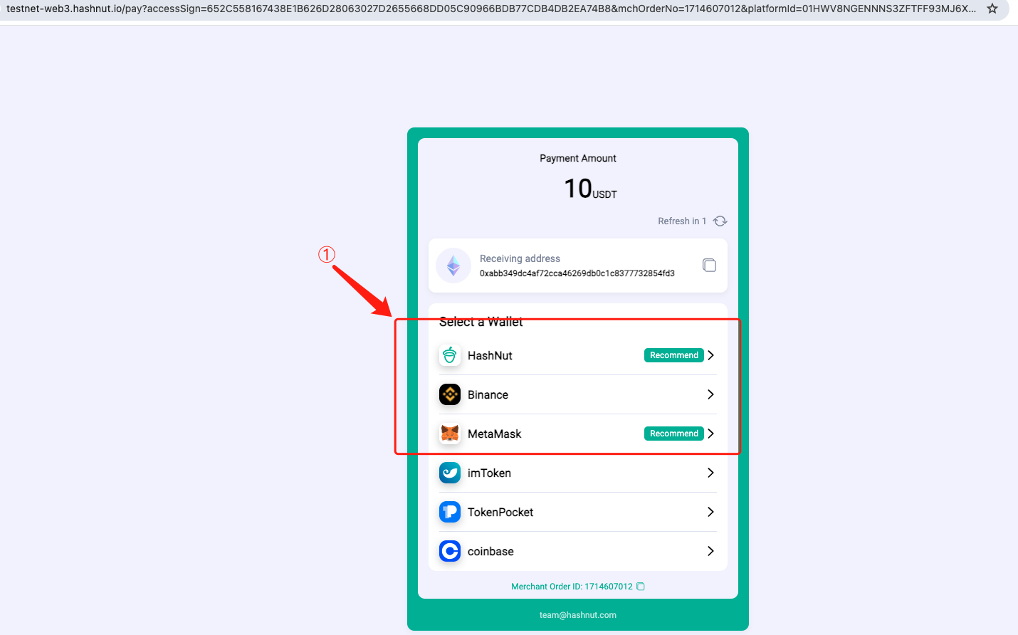 User Enters Payment Page
