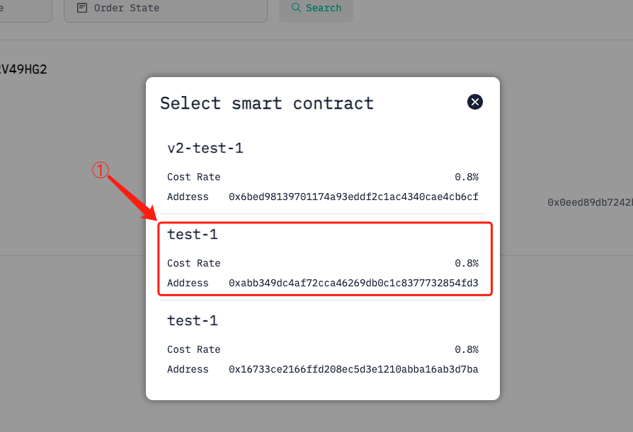 Select Payment Smart Contract