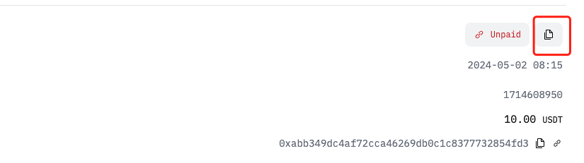 复制订单支付URL